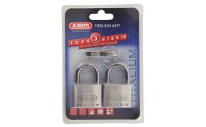 ABUS 64TI/40 TWINSB/C TITALIUM
