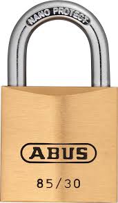 ABUS 85/40 C/ESF SJØV.BEST. MESSINGLÅS