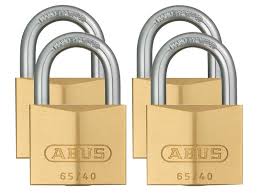 ABUS 65/40 C/ESFN MESS. LÅS 4 PAKN.